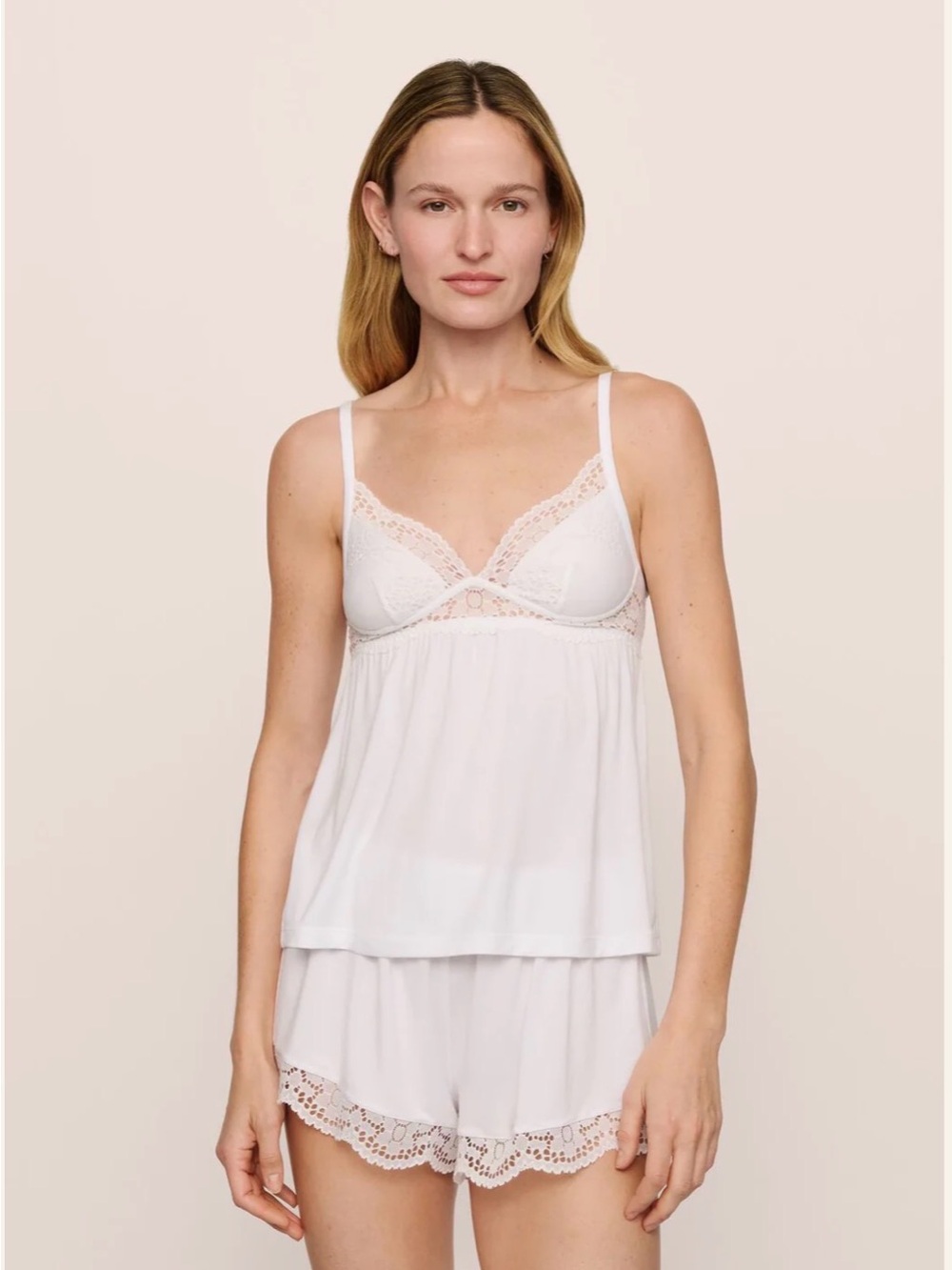 NWT Eberjey Beatrix TENCEL™ Modal Cami & Short PJ Set Size Medium - Picture 2 of 10
